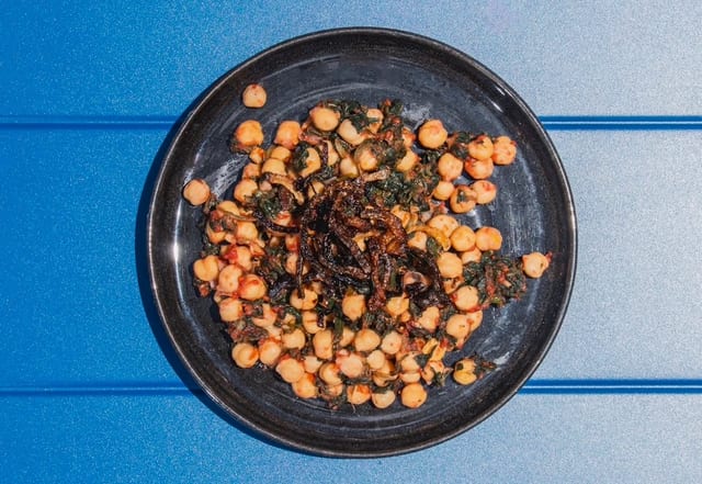 Spinach and Chickpea.